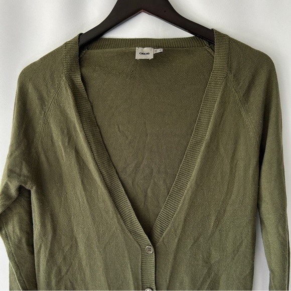 ASOS Women’s Knit Button Front Cardigan Size 0 - Picture 4 of 8